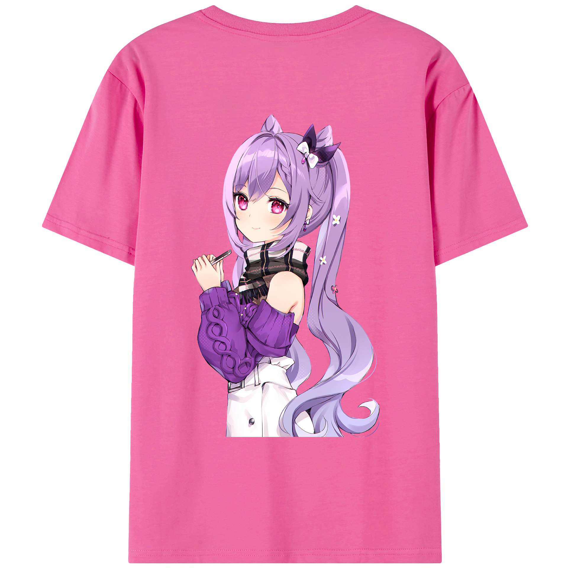 げんし神 刻晴 こくせい genshin Kokusei レディース半袖Tシャツ(バックプリント)